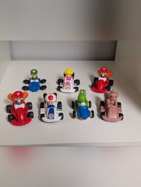 Set Of 7 Super Mario Mini Cars Nintendo McDonald's Collectible Toys